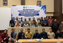 Rektor buka kegiatan workshop integrasi keilmuan bagi dosen umum UIN Datokarama